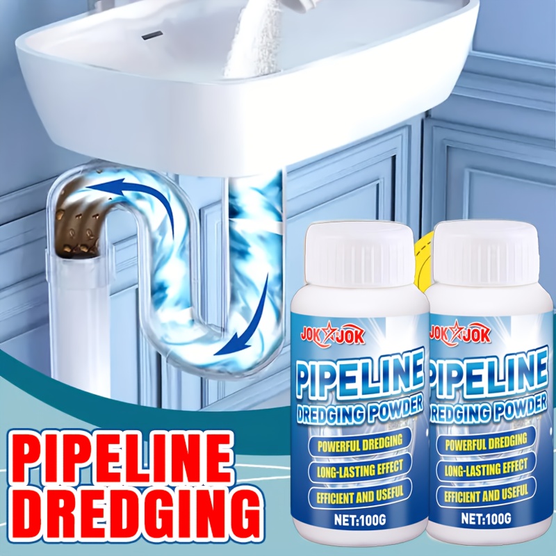 Home Bathroom Break - Poudre de nettoyage de canalisations puissante,