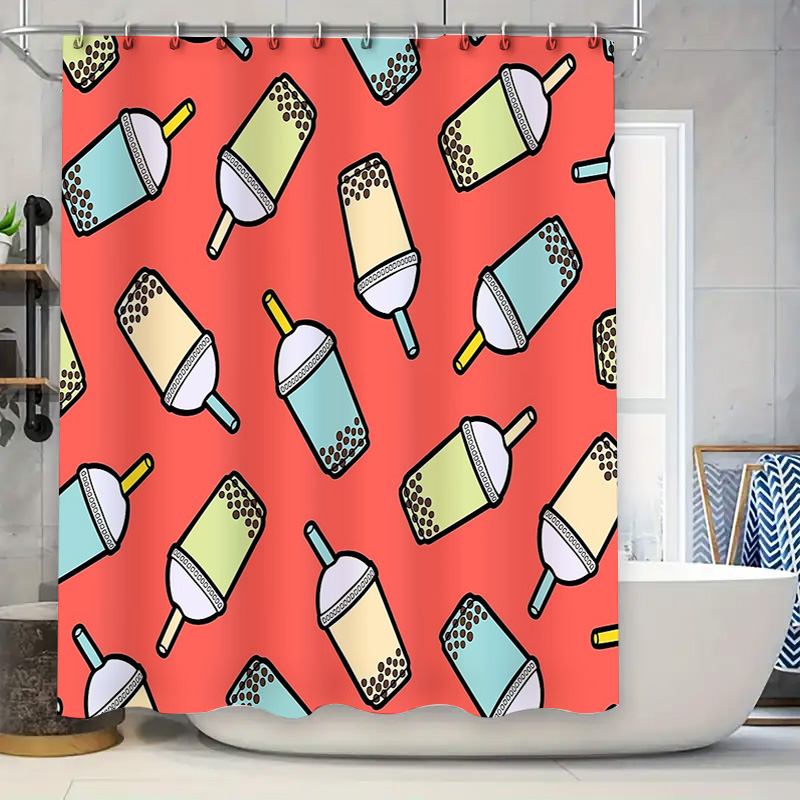 Home Bathroom Ideas - Rideau de douche unique à motif