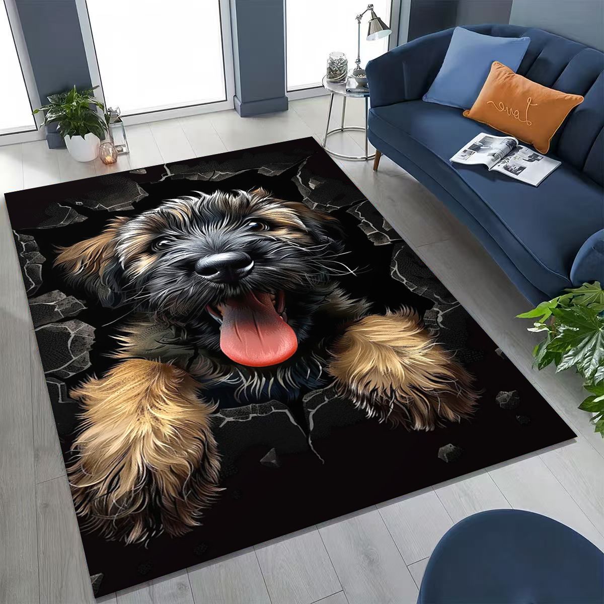 Home Bathroom Break - Tapis mignon de chiot de chien