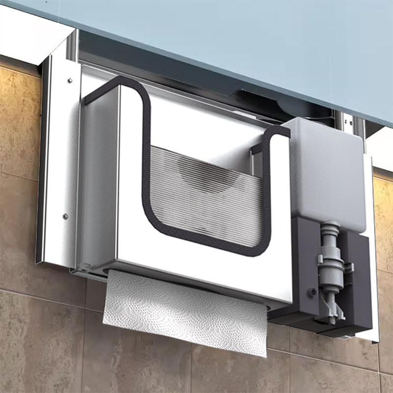 Home Bathroom Towel Dispenser - Distributeur de papier essuie-tout encastré en