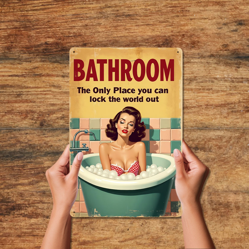 Panneau métallique Vintage ave - Home Bathroom Ideas avis et prix