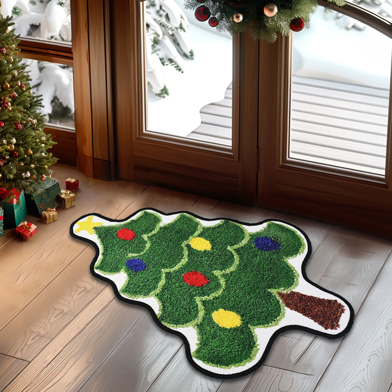 Tapis en Forme d'Arbre de Noël - Home Bathroom Pic avis et prix