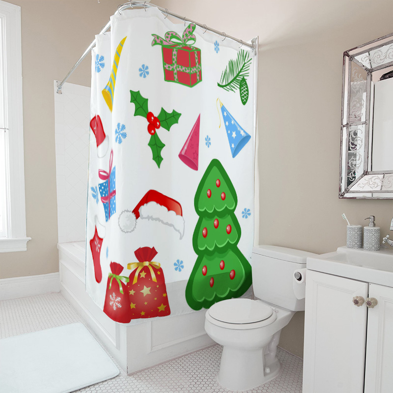 TU rideau de douche noël forêt - Home Bathroom Ideas avis et prix