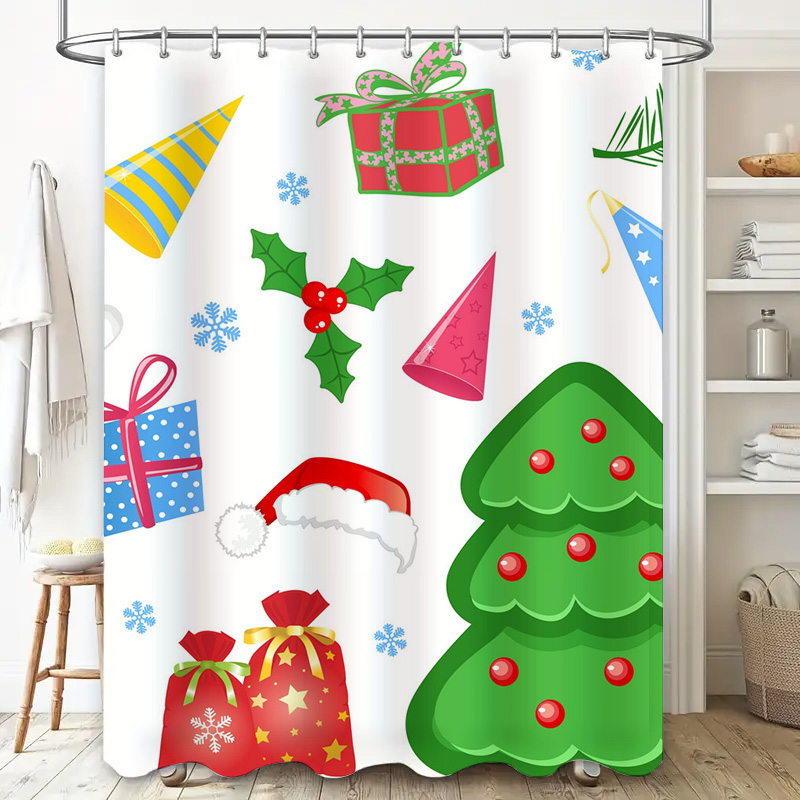 TU rideau de douche noël forêt - Home Bathroom Ideas avis et prix