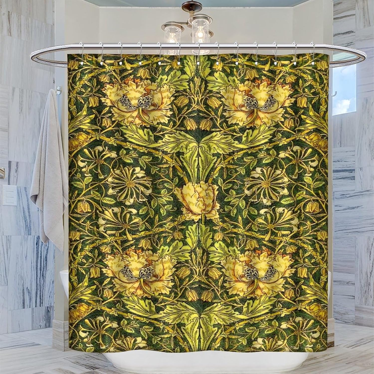 Rideau de Douche Imperméable à - Home Bathroom Ideas avis et prix