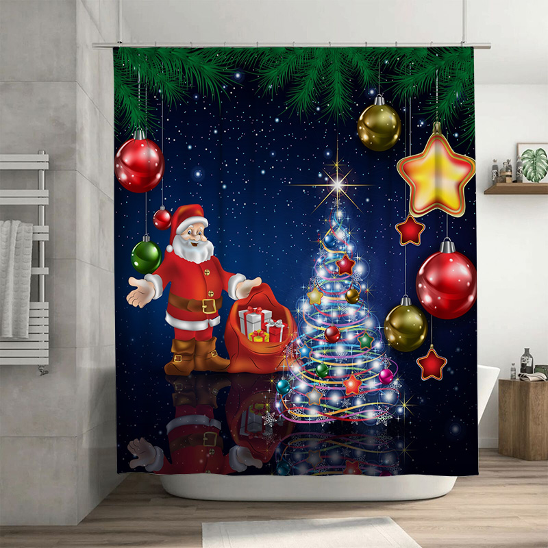 TU rideau de douche de noël pè - Home Bathroom Ideas avis et prix