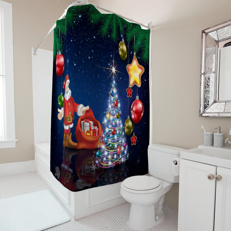 TU rideau de douche de noël pè - Home Bathroom Ideas avis et prix
