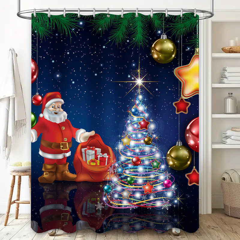 TU rideau de douche de noël pè - Home Bathroom Ideas avis et prix