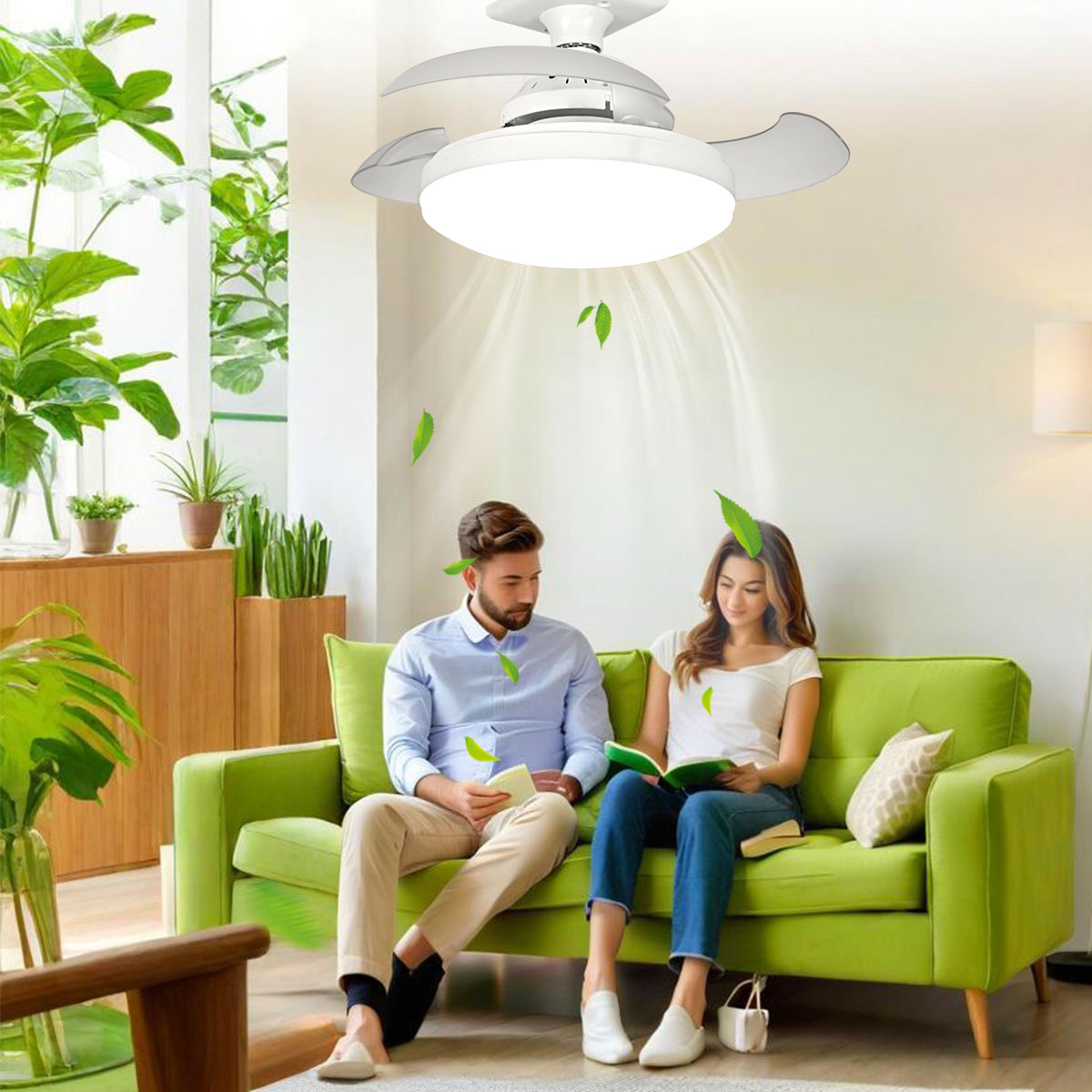 Ventilateur de plafond LED E27 - Home Bathroom Fan avis et prix