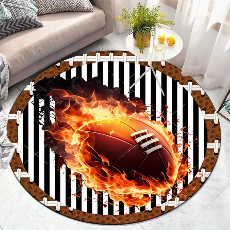 Tapis rond de Football flamant - Home Bathroom Ideas avis et prix