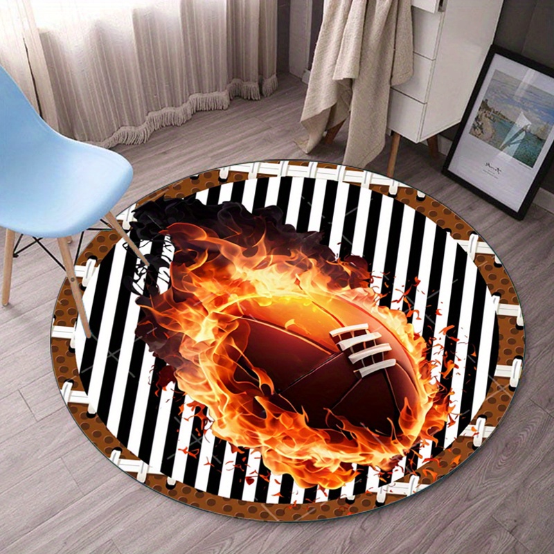 Tapis rond de Football flamant - Home Bathroom Ideas avis et prix