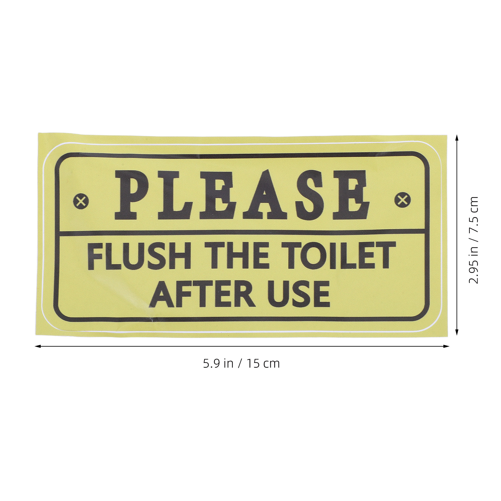 Lot de 2 autocollants de rappe - Home Bathroom Etiquette avis et prix