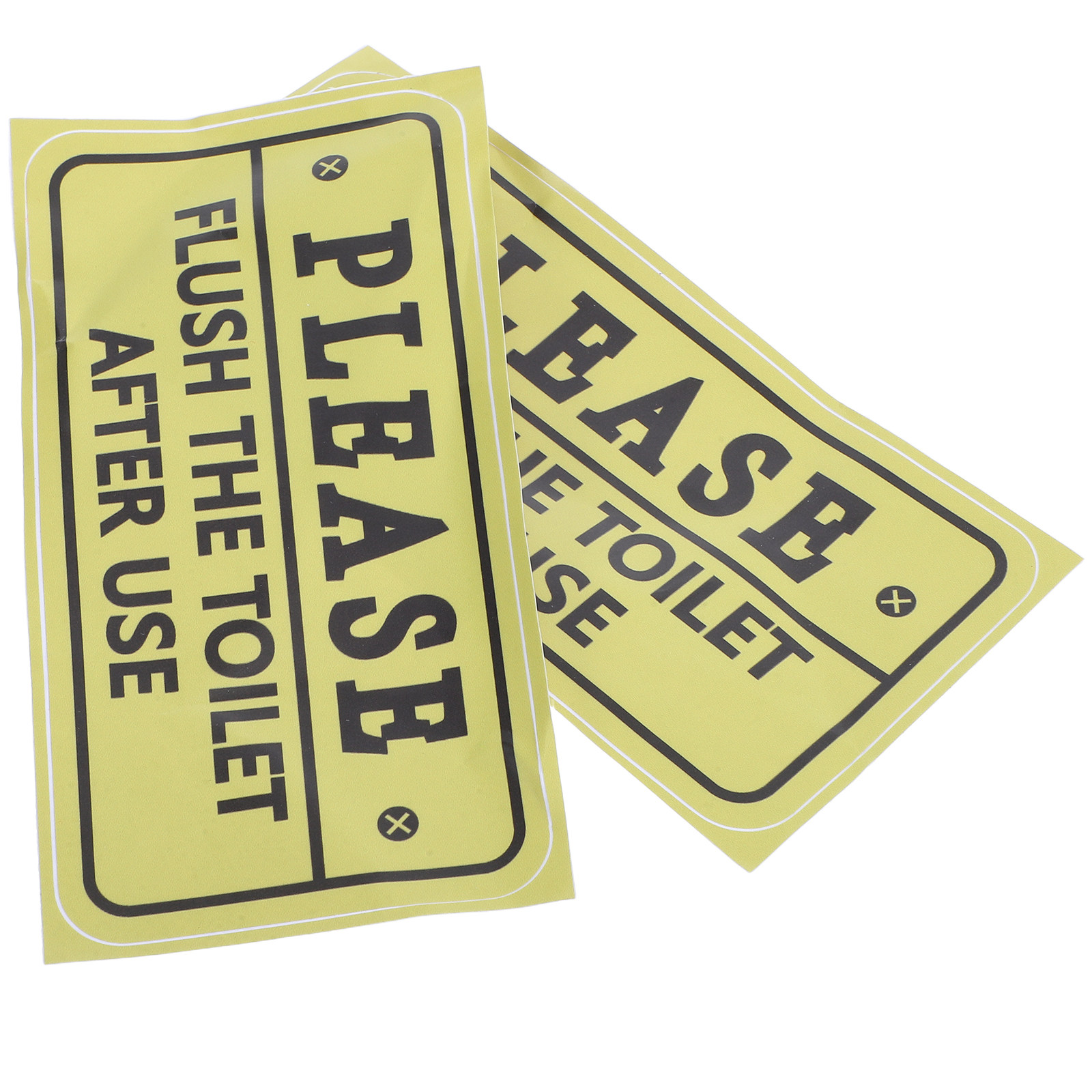 Lot de 2 autocollants de rappe - Home Bathroom Etiquette avis et prix