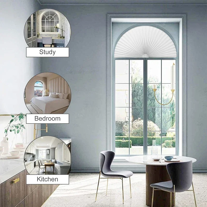 Rideaux plissés auto-adhésifs, - Home Bathroom Fan avis et prix